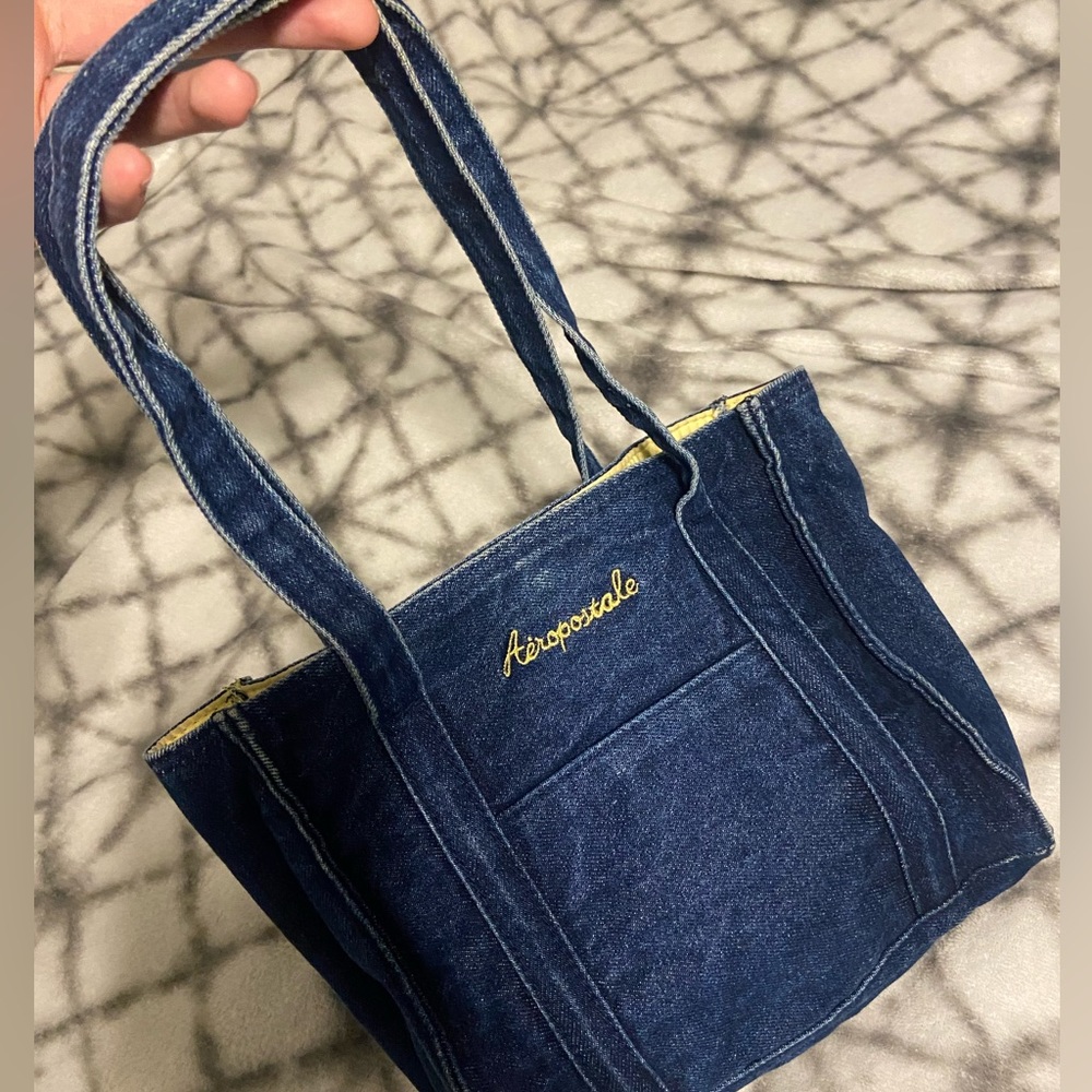 Aeropostale small denim/jean bag/ purse